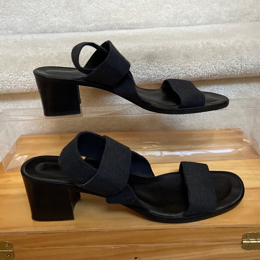 browns black sandals
